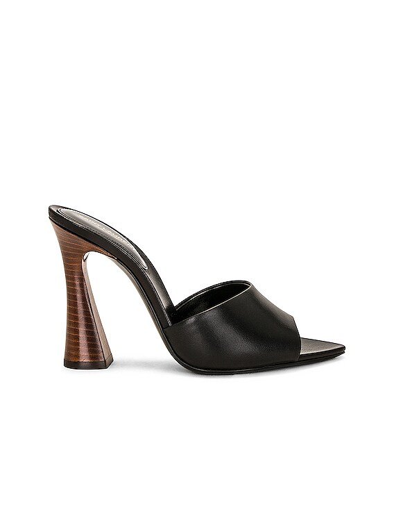 サンダル・ミュール Saint Laurent FW25 Sandals (785632 AADGZ2603) Saint Laurent - Tribute Brown Suede Flat Sandal | Mitchell