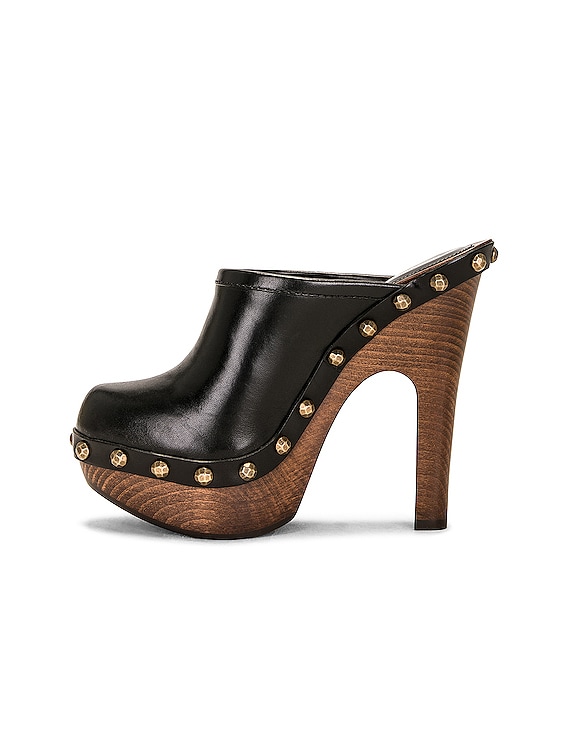 靴 Saint Laurent Buckled Leather Clogs 40 SAINT LAURENT Jimmy buckled leather clogs | NET-A-PORTER