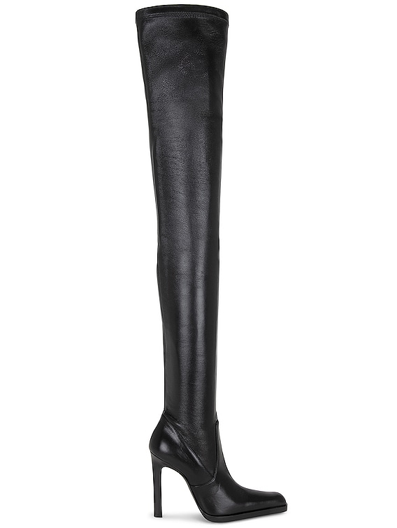 Saint laurent over shop the knee boot