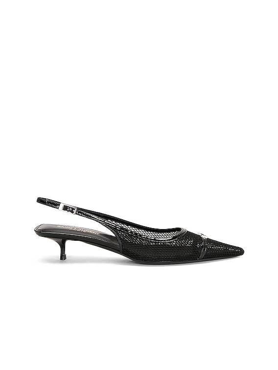 あなたにおすすめの商品 Pump Buckle Slingback Oxalis Laurent Saint in FWRD | Nero 靴