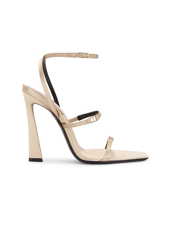 Saint Laurent Lydia Sandal in Partridge Pink | FWRD