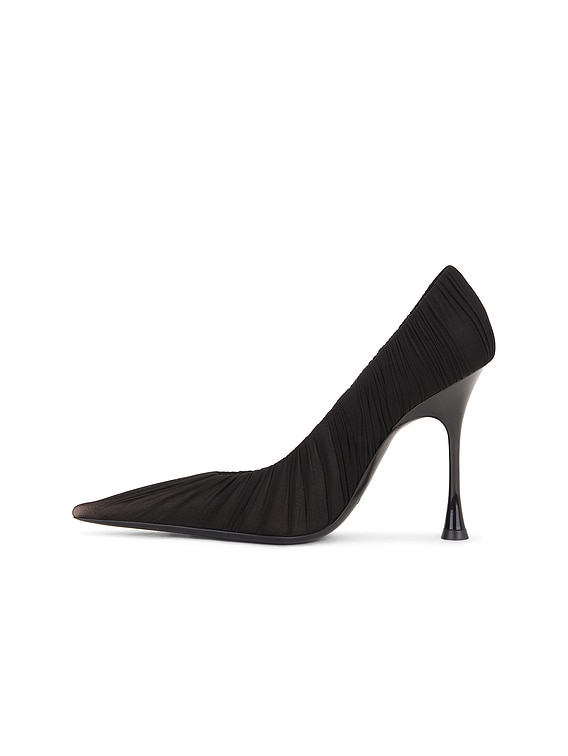 Saint Laurent DOVILLE パンプス - Nero & Innocent Nude | FWRD