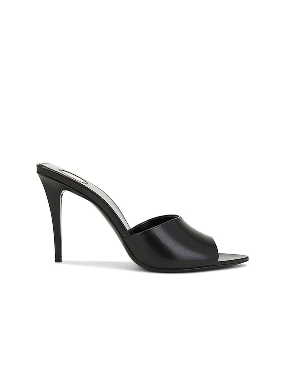 Saint Laurent Romy Mule Sandal in Nero | FWRD