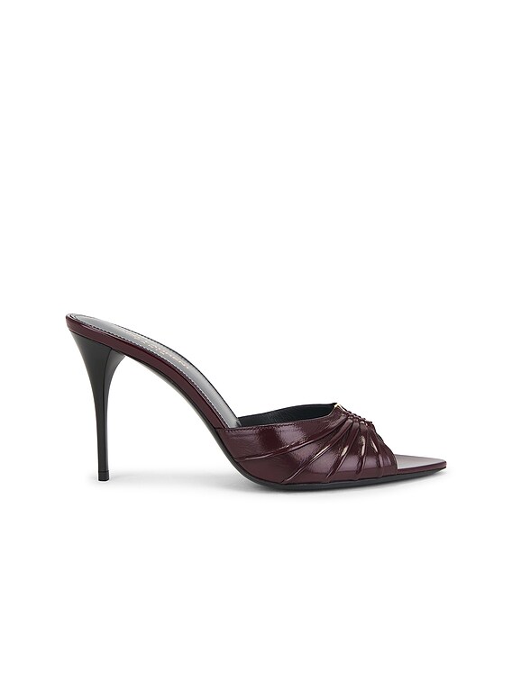Saint Laurent Babylone Sandal in Vintage Bordeaux | FWRD