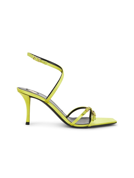 Saint Laurent Lydia Sandal in Citron Green | FWRD Saint Laurent Lydia Sandal in Citron Green | FWRD