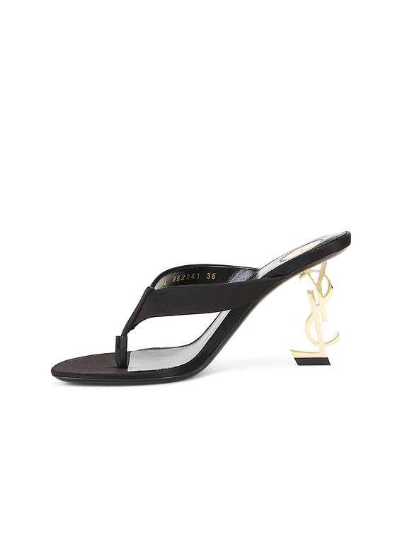 Saint Laurent Opyum Mule Sandal in Nero | FWRD