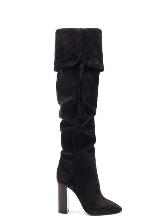 saint laurent slouchy boots