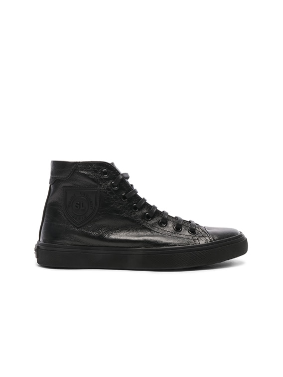 Saint Laurent black & white Bedford deals sneakers 38.5