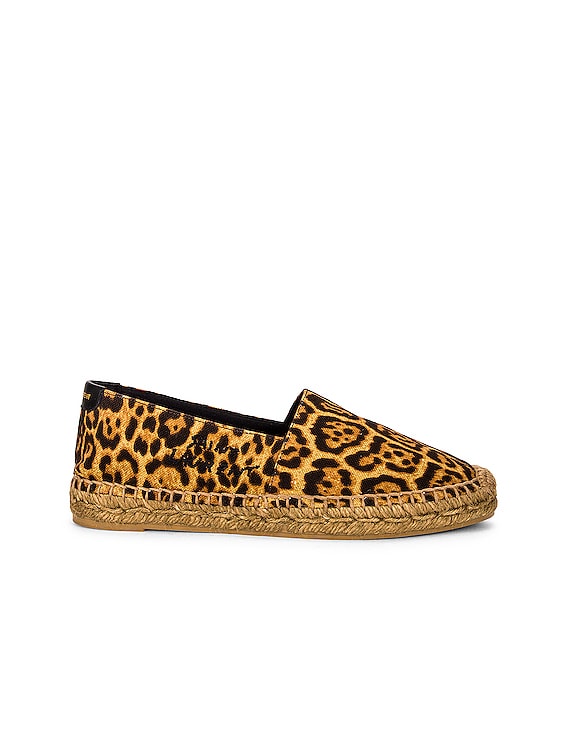 Leopard on sale espadrille flats