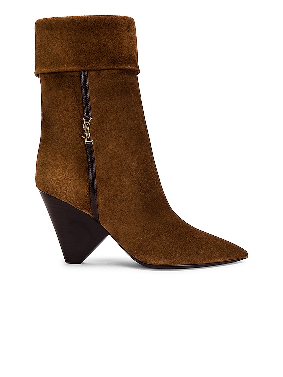 ショートブーツ・ブーティ Saint Laurent Suede Niki Boots Saint Laurent Niki(サンローラン ニキ) ショートブーツ