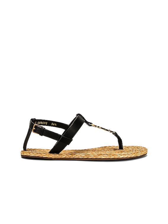 Saint Laurent Cassandra Flat Sandals for Women - Philippines price |  FASHIOLA