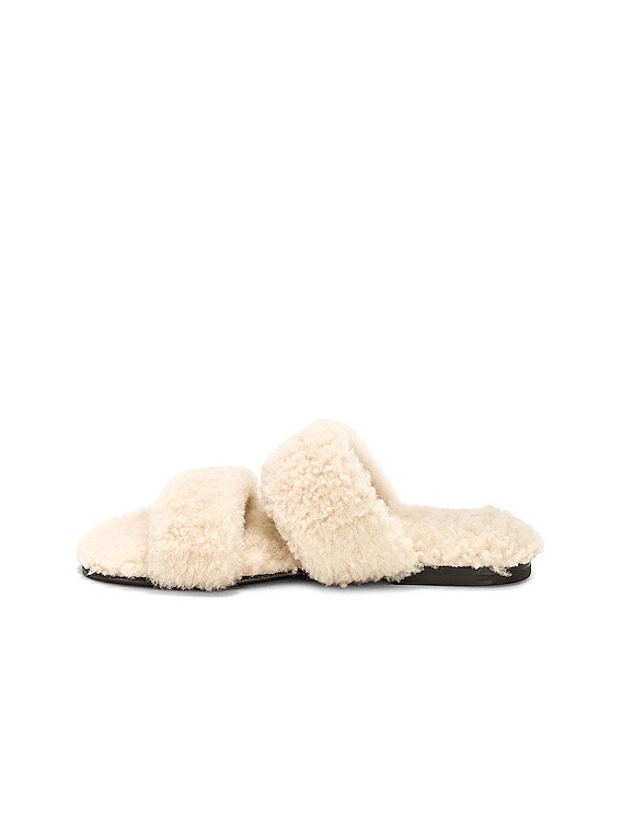 Saint Laurent Pepe 00 Sandal in Naturale | FWRD