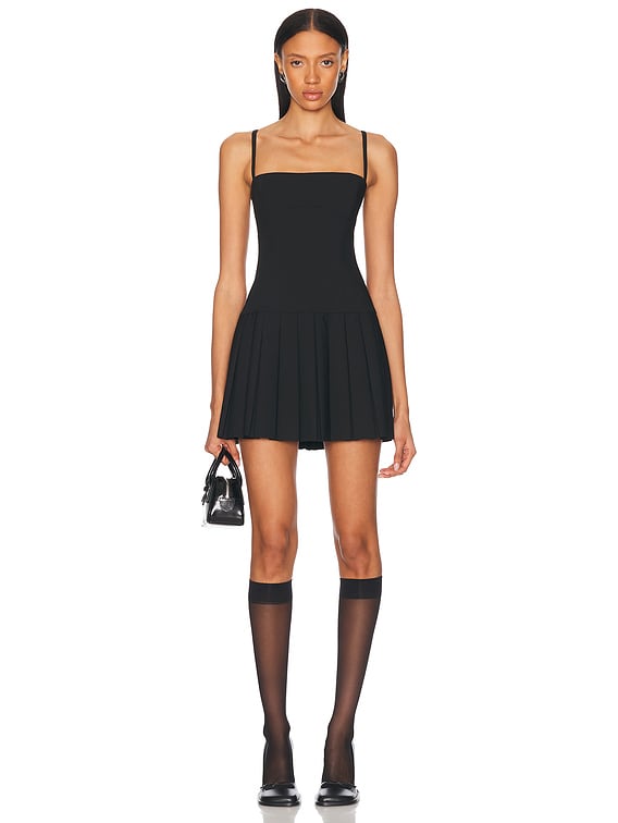 Sandy Liang Too Dress in Black | FWRD