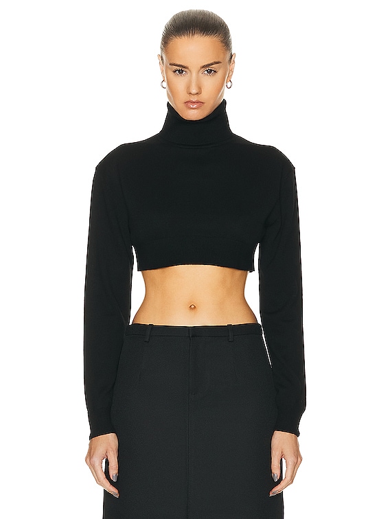 Sandy Liang Sando Sweater in Black | FWRD