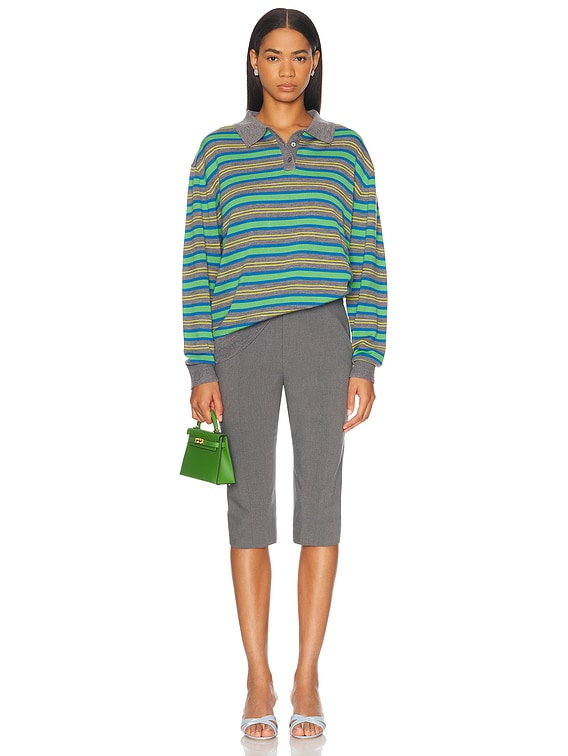 Sandy Liang Woods Sweater in Green Multi | FWRD