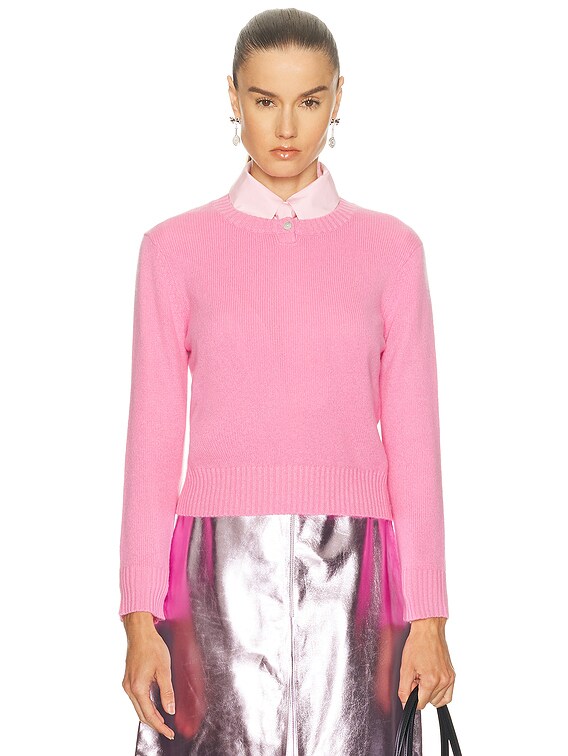 Sandy Liang Pino Sweater in Pink | FWRD