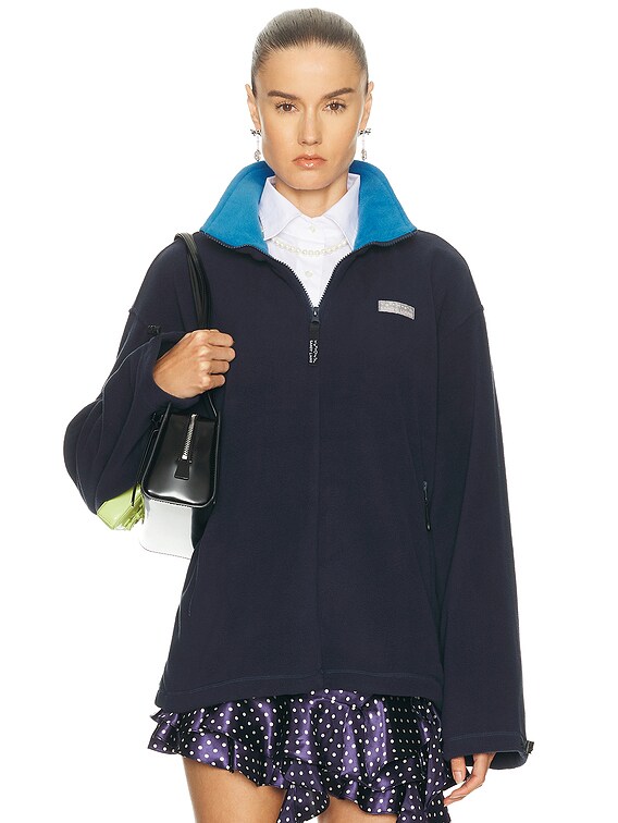 Sandy Liang Ascher Pullover in Navy | FWRD