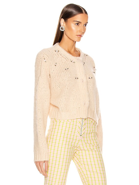 sandy liang post cardigan