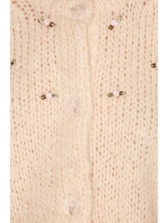 sandy liang post cardigan