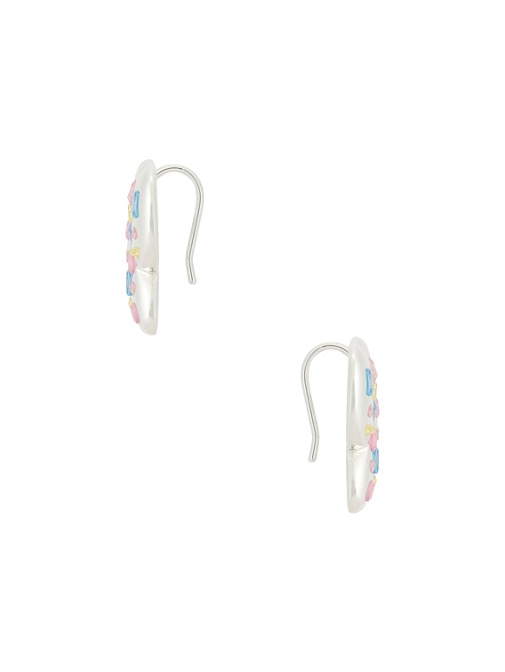 Sandy Liang Nabo Earrings in Silver | FWRD