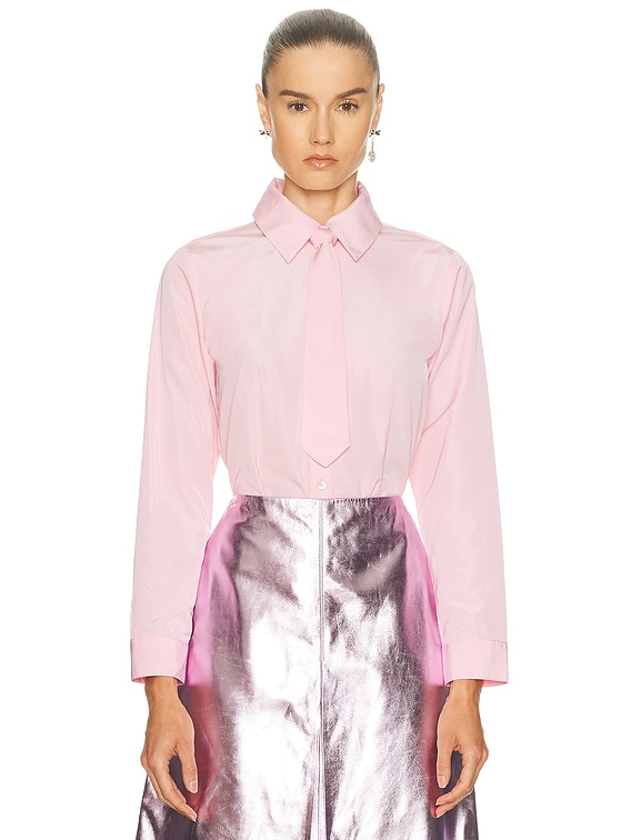 Sandy Liang Levi Shirt in Pink | FWRD