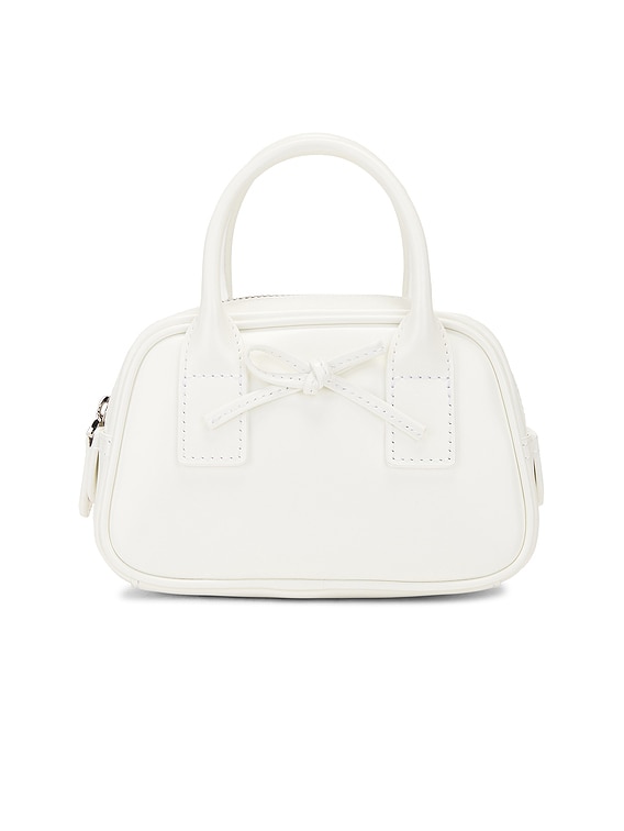 Sandy Liang Secure Bag in Optic White | FWRD