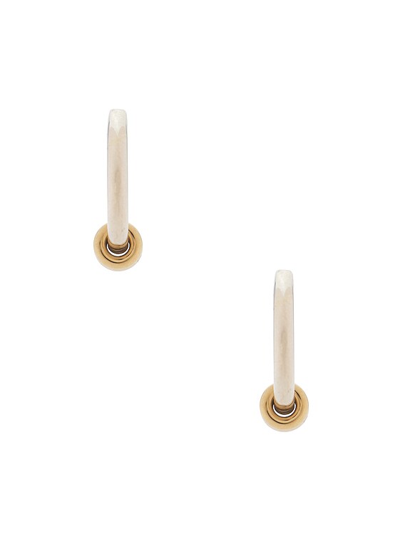 Spinelli Kilcollin Ara Core Earrings in Sterling Silver & 18k