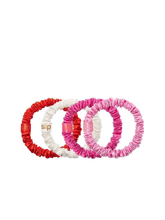 slip Skinny Scrunchie Ornament Set in Aggie | FWRD