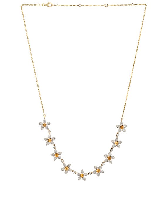 Siena Jewelry ネックレス - 14k Yellow Gold, Diamond & Citrine | FWRD