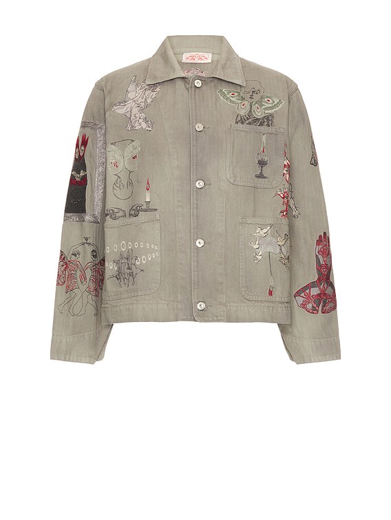 Samuel Zelig New Rituals Chore Jacket in Oil Wash | FWRD