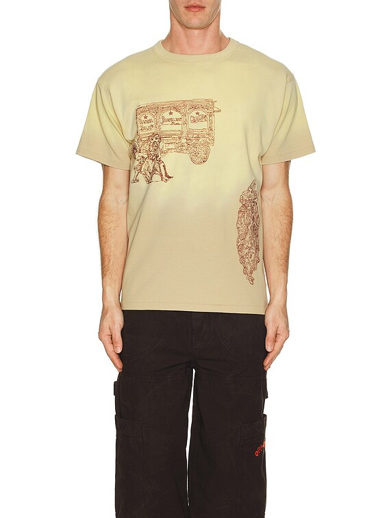 Samuel Zelig Circus Tee in Khaki | FWRD