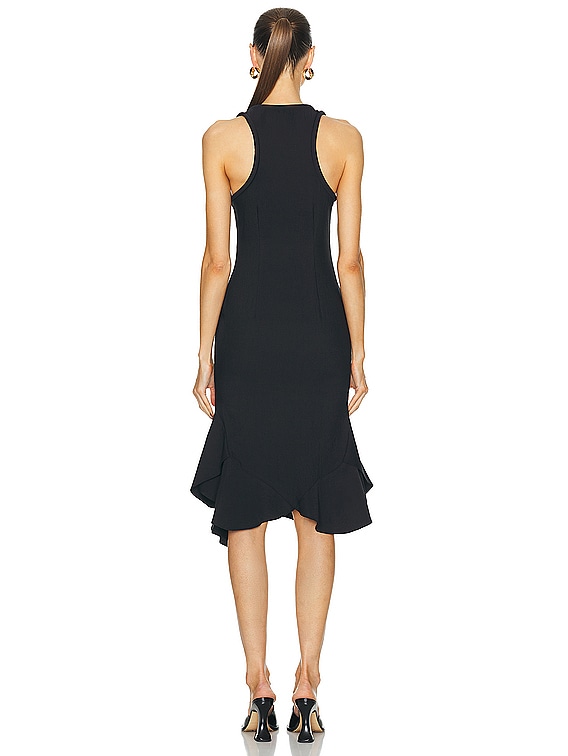 Stella McCartney Crinkle Dress in Black | FWRD