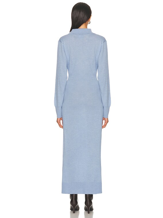 chinese dress ladies Wool Arc-Panel Sculpted Pleats Maxi Dress Calista, Coffee / XXL main image 0