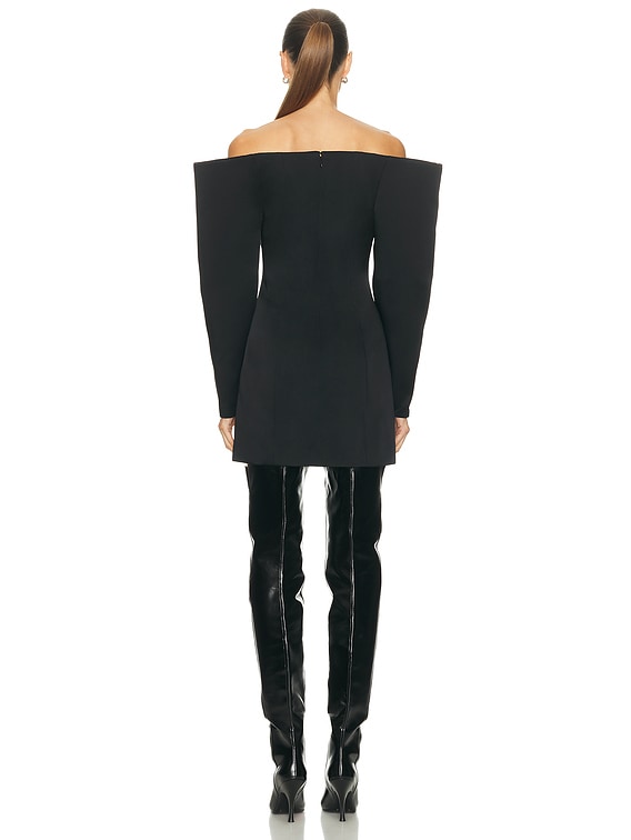 black satin mini dress long sleeve Chic Era Satin And Mesh Long Sleeve Mini Dress