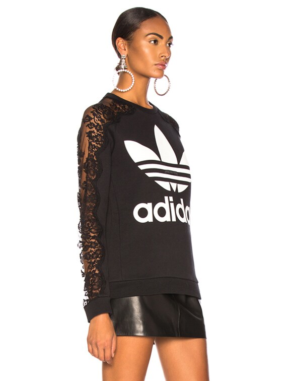 stella mccartney adidas lace sweatshirt