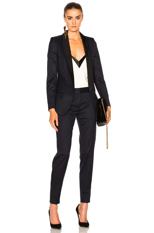 Stella McCartney Melissa Blazer in Navy | FWRD