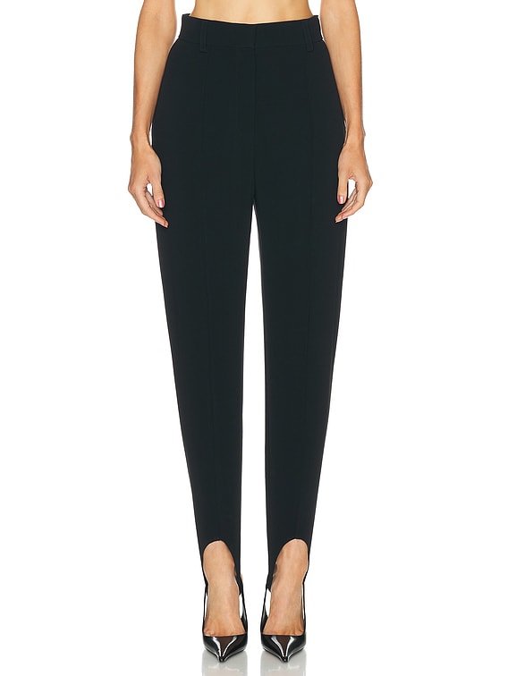Stella McCartney Cady Stirrup Pant in Black | FWRD