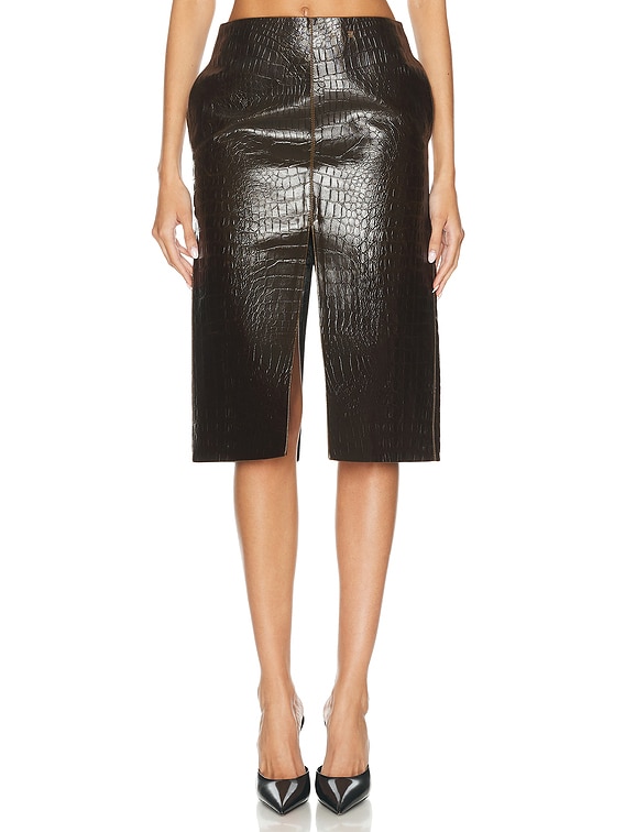 Stella McCartney Altermat Skirt in Liquorice | FWRD