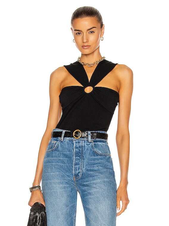 Stella McCartney Compact Knit Top in Black | FWRD