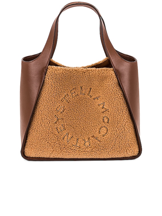 ☆国内発送 人気サイズ☆ STELLA McCARTNEY TEDDY LOGO Hand Bag Stella McCartney Logo Plush Teddy Bag Handbag 7B0102 WP0464