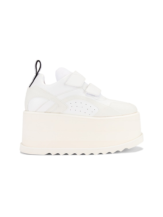 velcro platform sneakers