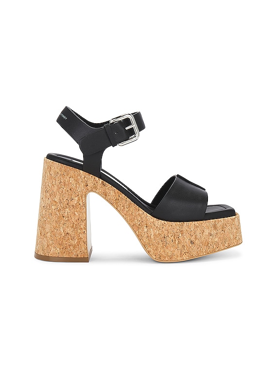 サンダル・ミュール STELLA McCARTNEY Black Alter Mat Skyla Mules Stella McCartney Skyla Alter Sporty Mat Platform Mules