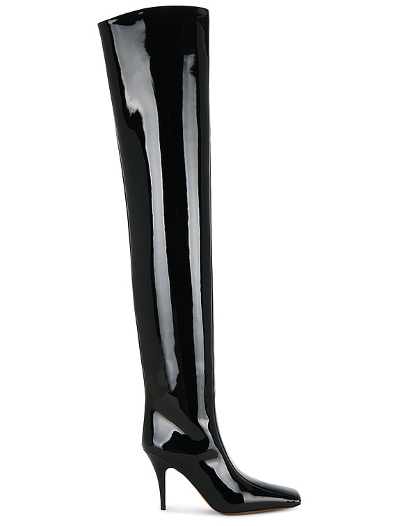 Stella McCartney Patent Alter Mat 95 Over The Knee Boot in
