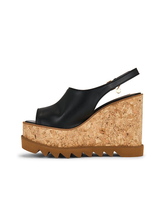 Stella McCartney Sneakelyse 120 Slingback Sandal in Black | FWRD