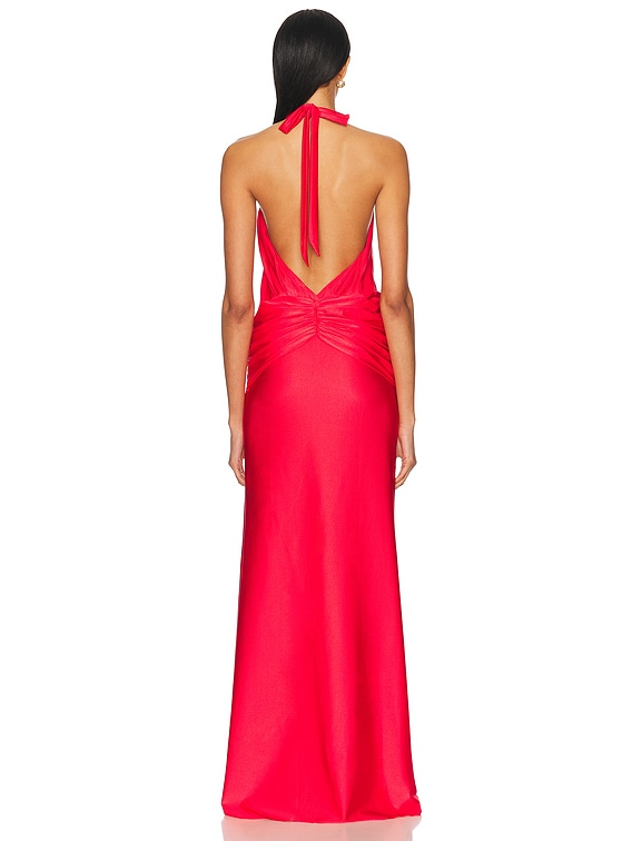 olesia satin dress Olesia Maxi Dress
