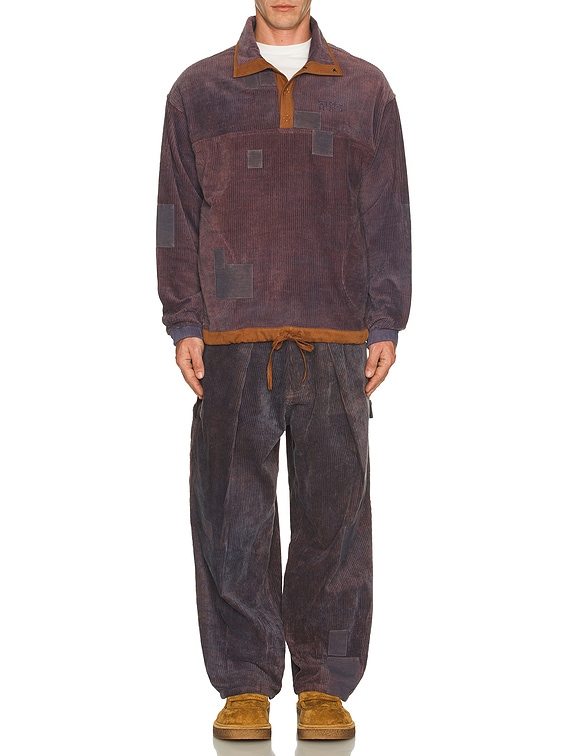 Story mfg. Polite Pullover in Purple Scarecrow Cord | FWRD