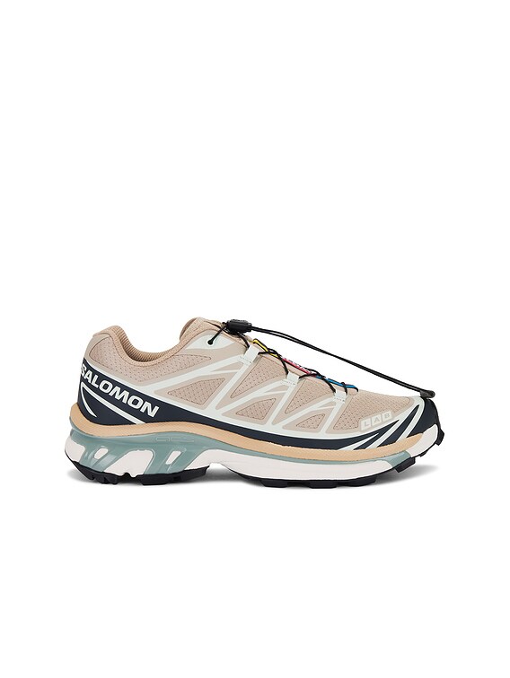 Salomon Xt-6 Sneakers in Oxford Tan, Carbon, & Claqua | FWRD