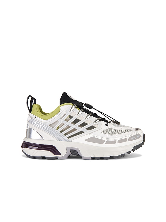 Salomon Acs Pro Sneakers in Lunar Rock, Plum Perfect, & Dark
