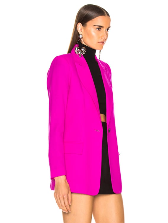Smythe Tailored Blazer in Neon Pink | FWRD