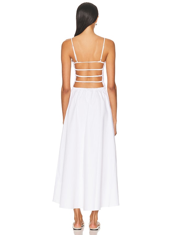 Solid & Striped The Delta Dress in Marshmallow | FWRD